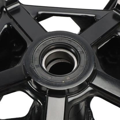 Cerchio ruota anteriore nero lucido adatto per BMW S1000R/ RR/ XR K63/ K67/ K69 2019-2023