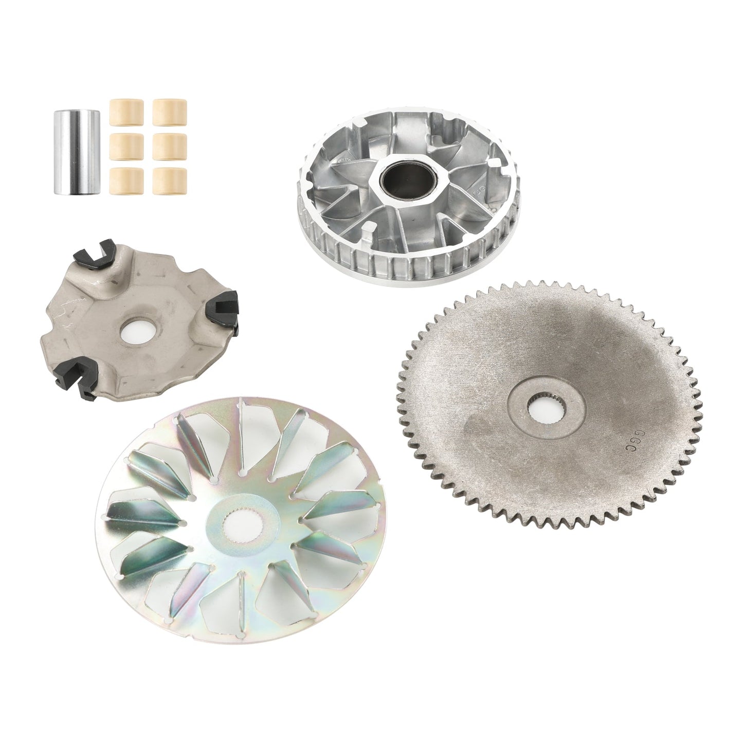2012-2014 Honda NHX110 Lead110EX Silver Front Clutch Variator Pulley Set 22102-Kzl-930