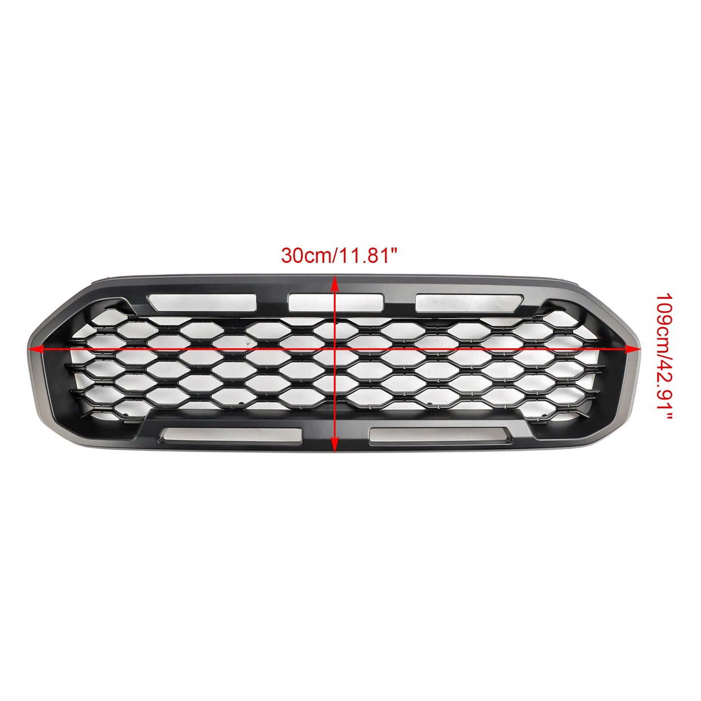 Griglia paraurti anteriore Ford Ranger T8 2019-2023 nera