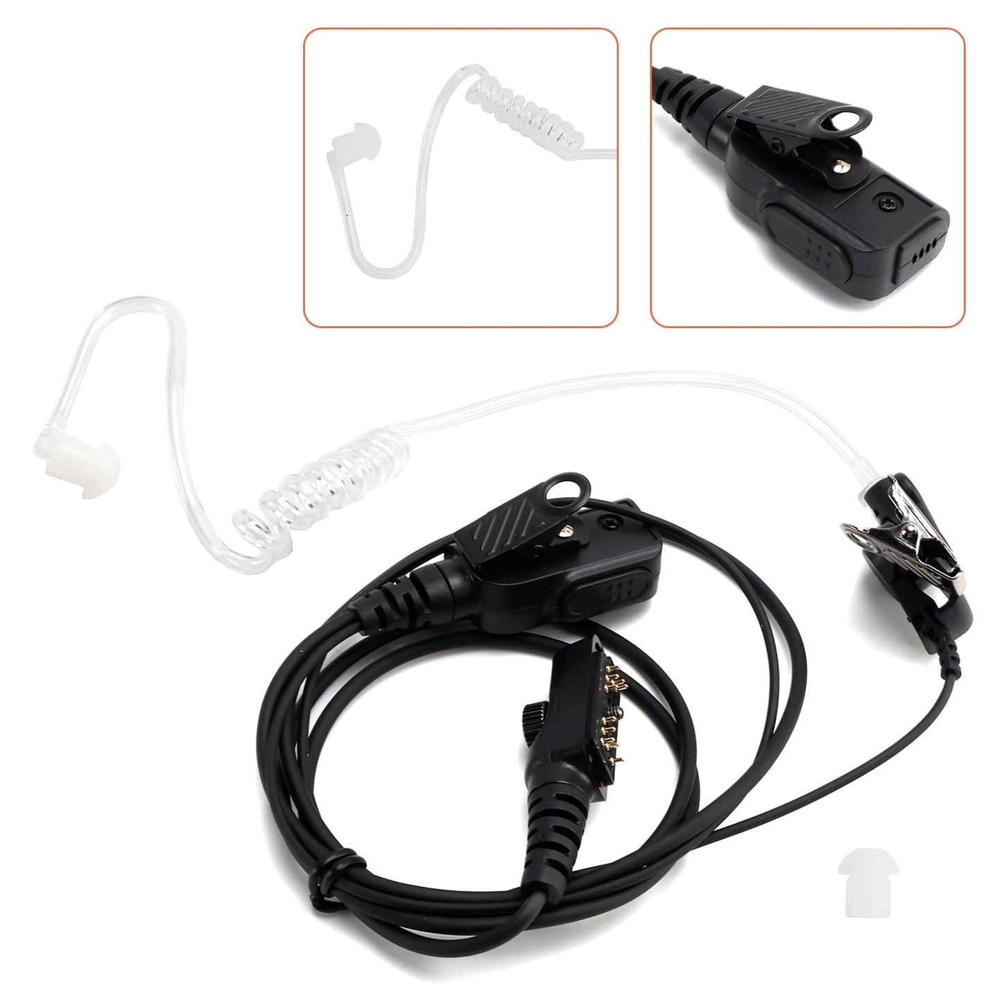 PD780-020A3 Auricolari in-ear con tubo d'aria trasparente per PD702G, PD785, PD785G e PT580H