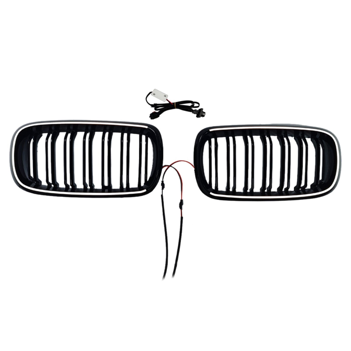 Griglia anteriore a doppio rene con lamelle per BMW X6 F16 35i/35i xDrive/50i xDrive (2014-2018)