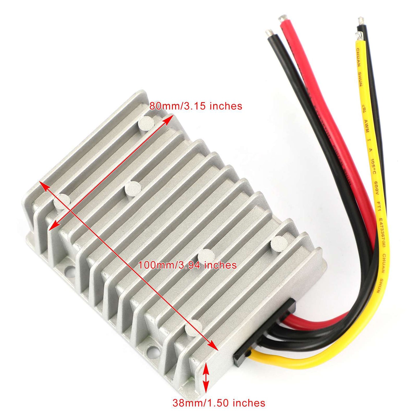 Convertitore 24V 480W Boost Modulo Regolatore a 12V Alimentatori Impermeabile