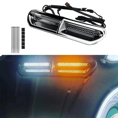 Luce LED per presa d'aria anteriore per Touring Street Glide 2014-2024