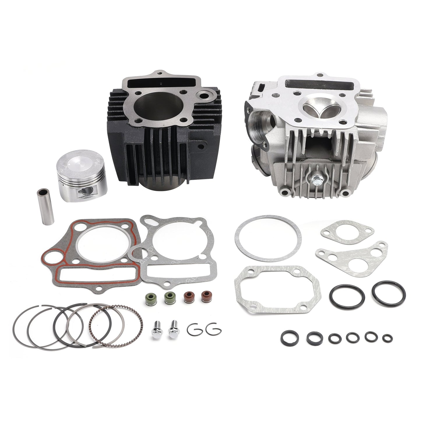 KIT MOTORE A BROCCA CON TESTATA DA 52,4 MM 107 CC PER CINESE 110 CC ATV GO KART DIRTBIKE