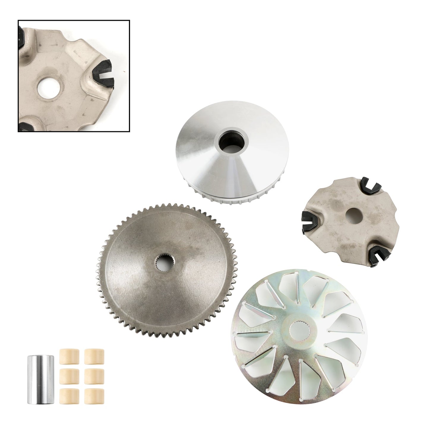 2013-2017 Honda ACG110 Zoomer110 x Set puleggia variatore frizione anteriore 22102-Kzl-930