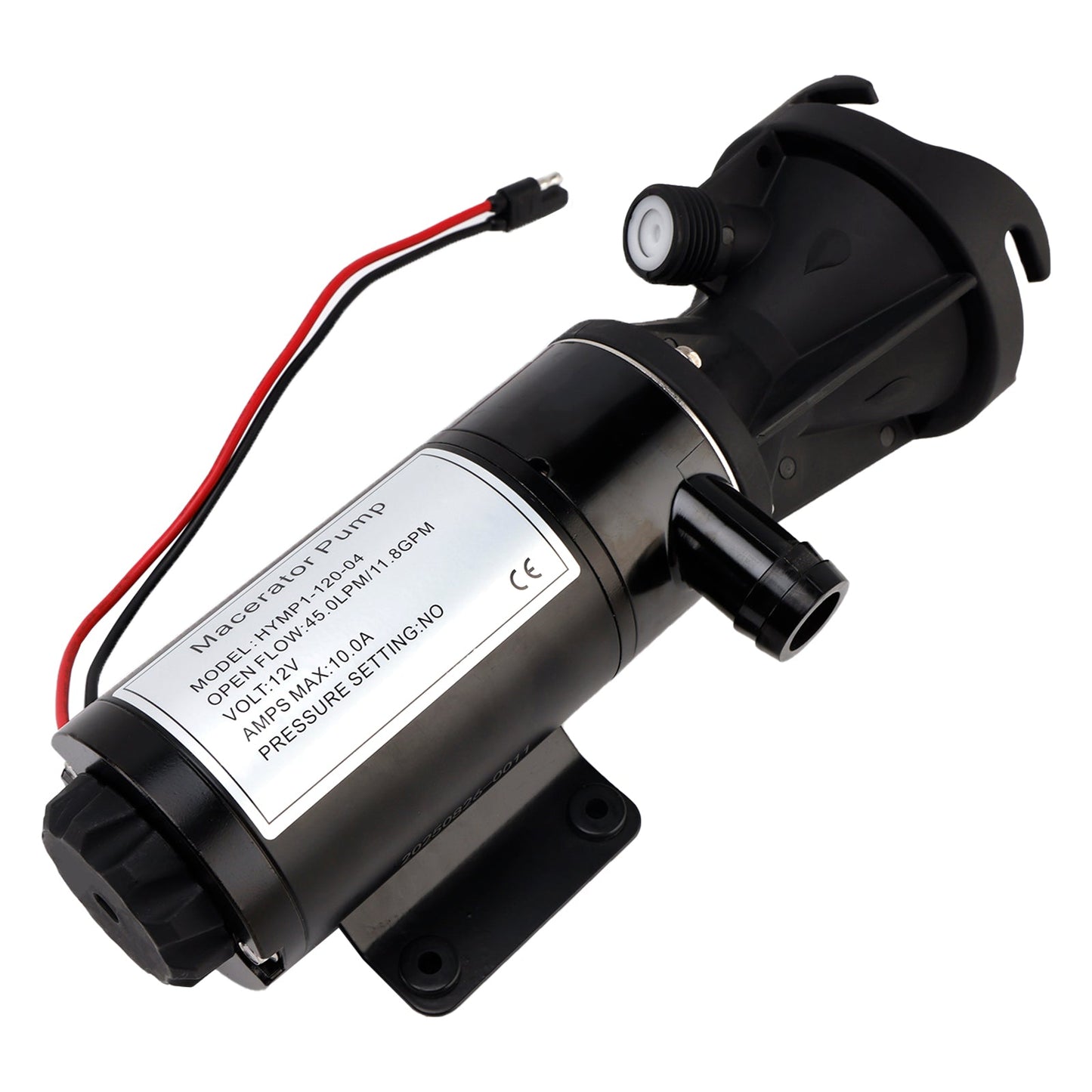 Pompa di scarico portatile per trituratore 18555-000A per camper RV 12V DC
