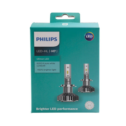 Luce auto LED-HL Ultinon LED H7 11972UL 12V 14W 6000K +160% per PHILIPS