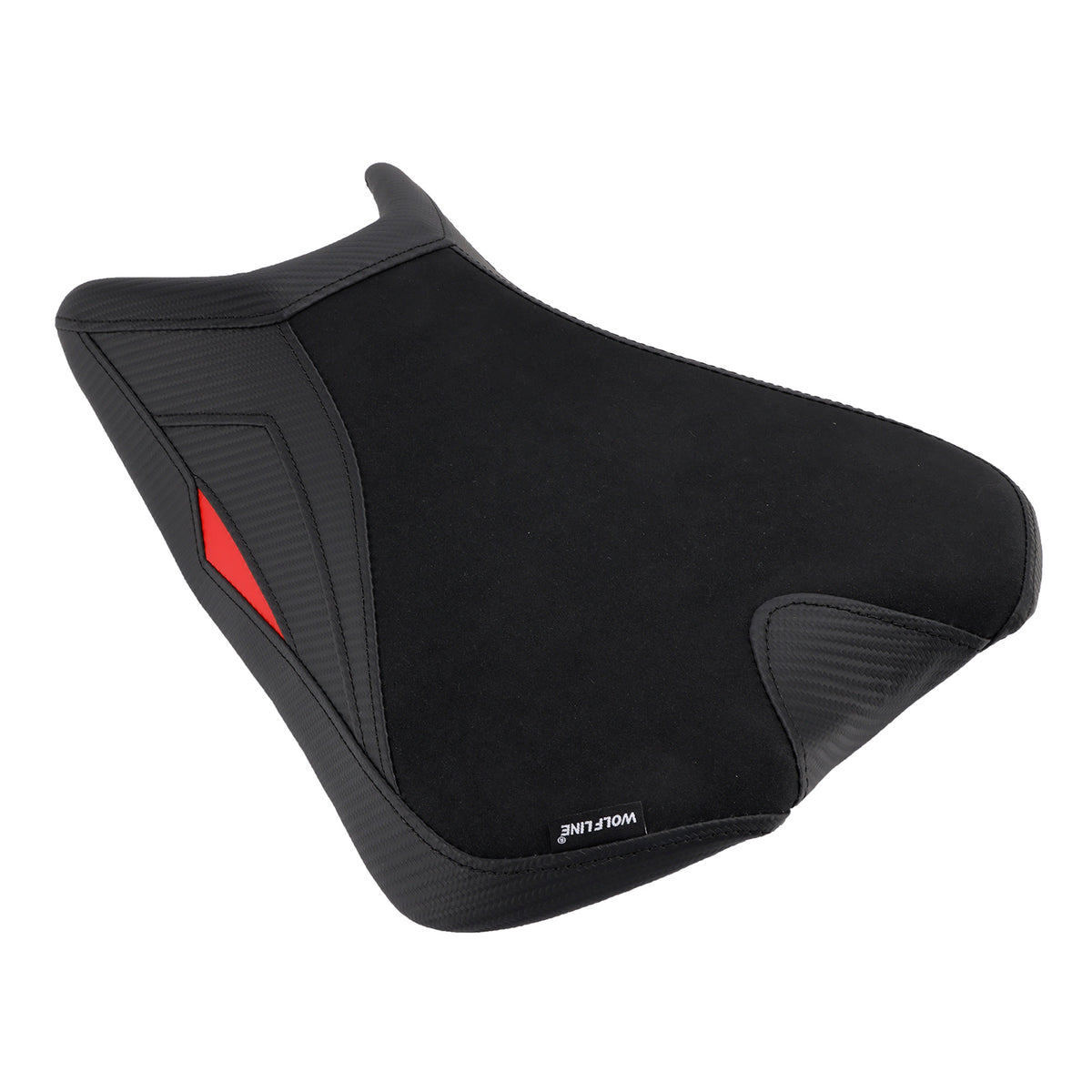 Kit sella conducente e passeggero Rs 457 per Aprilia RS457 2024-2025, cuscino in PU rosso.