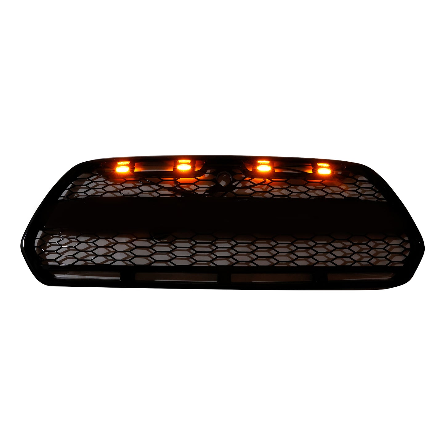 Griglia paraurti anteriore nera lucida Ford Transit MK8 Raptor 2015-2018 con LED