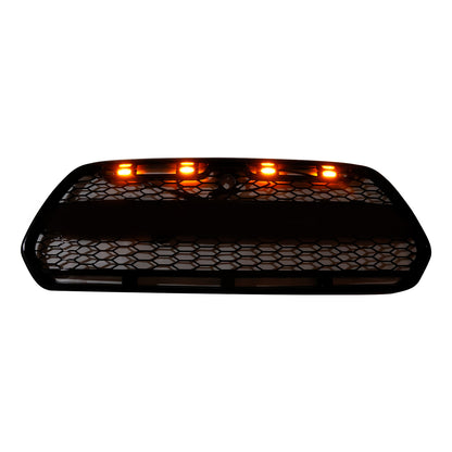 Griglia paraurti anteriore nera lucida Ford Transit MK8 Raptor 2015-2018 con LED