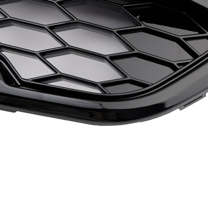 Griglia del paraurti anteriore nero lucido per Ford Transit personalizzato Trail 2018-2023 con 3LED