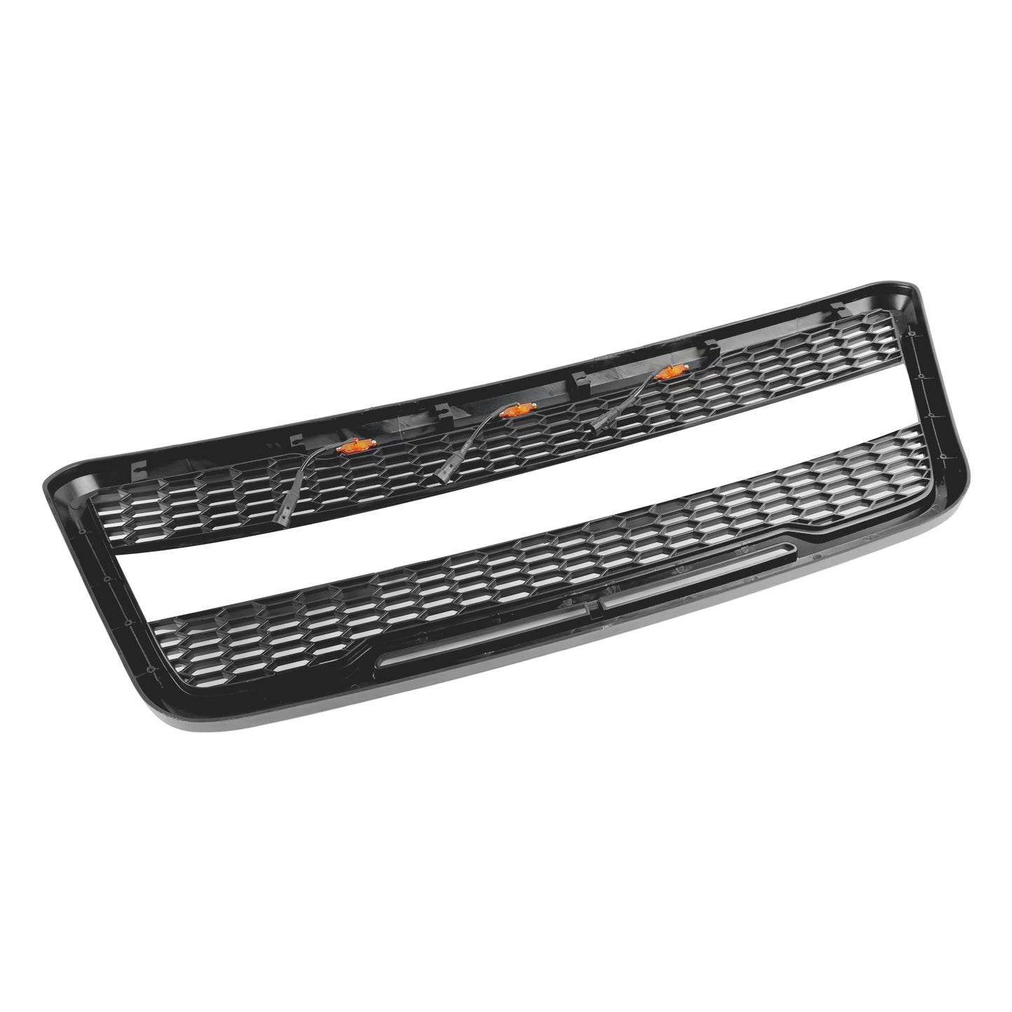 Per Ford F-150 2004 2005 2006 2007 2008 Style Raptor Griglia del cofano anteriore in rete sostitutiva con LED