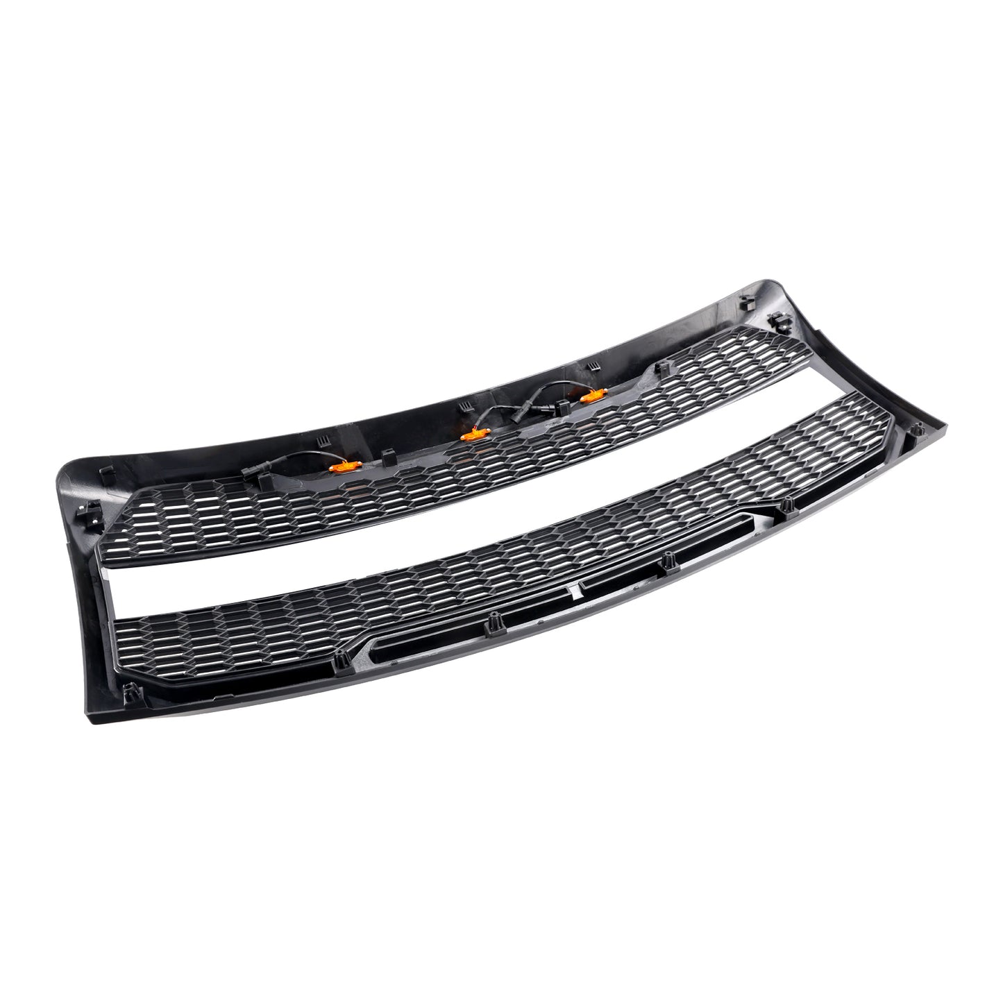 Grill per paraurti anteriore in stile Raptor con LED per Ford F150 2009-2014 Nero