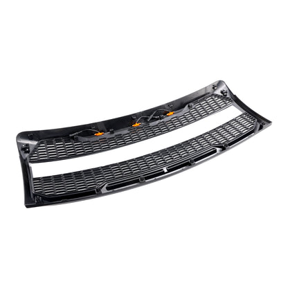 Grill per paraurti anteriore in stile Raptor con LED per Ford F150 2009-2014 Nero