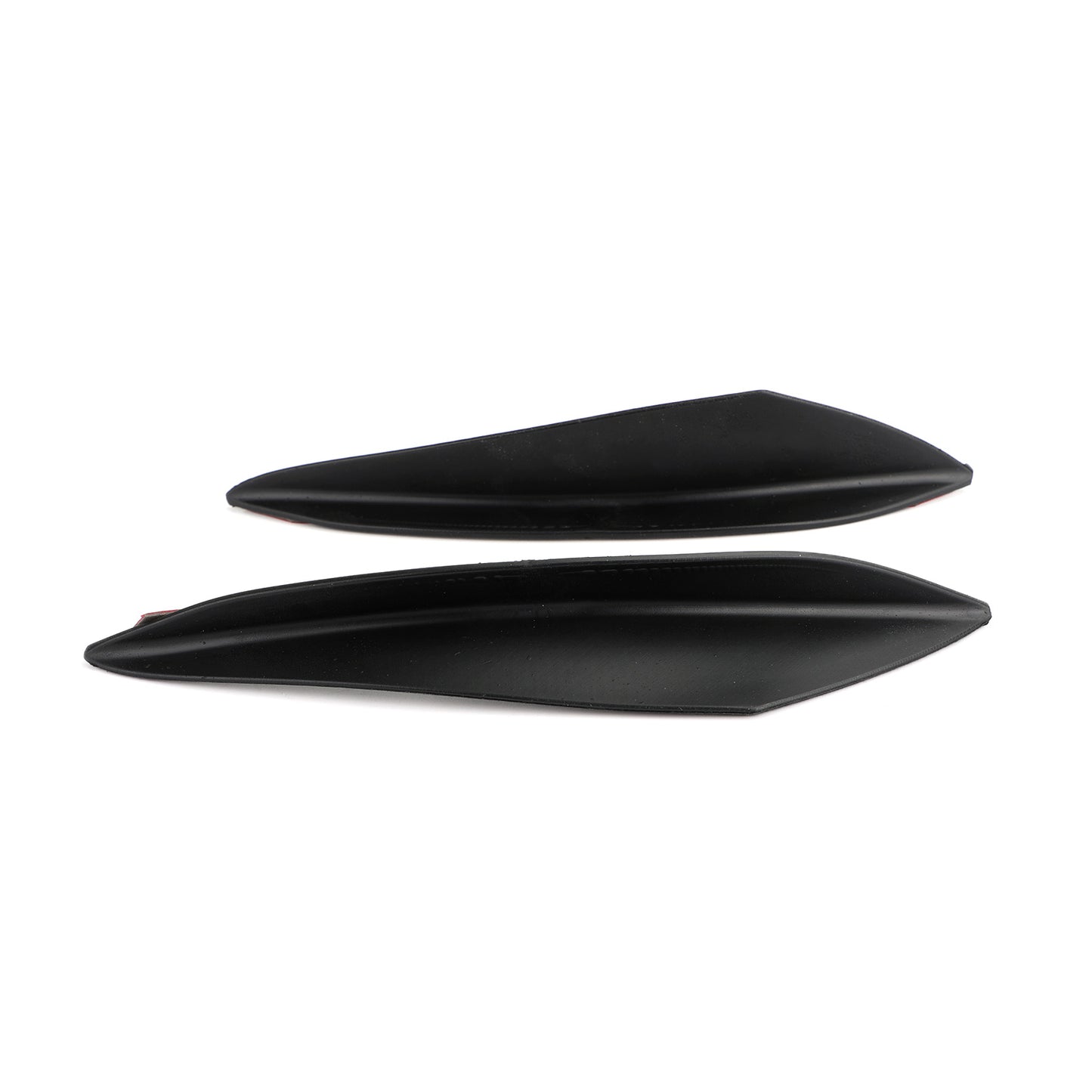 6pcs Universal Gloss Black Car/Auto Paraurti anteriore Pinne Spoiler Canards Refit