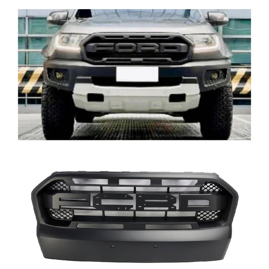 Griglia paraurti anteriore Ford Ranger 2015-2019 T7, Raptor Style Matt Black
