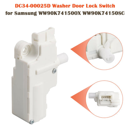 DC34-00025D Interruttore di blocco porta lavatrice per Samsung WW90K74150OX WW90K74150SC