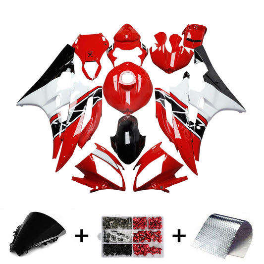 Kit carenatura iniezione plastica ABS per Yamaha YZFR6 YZF-R6 2006-2007