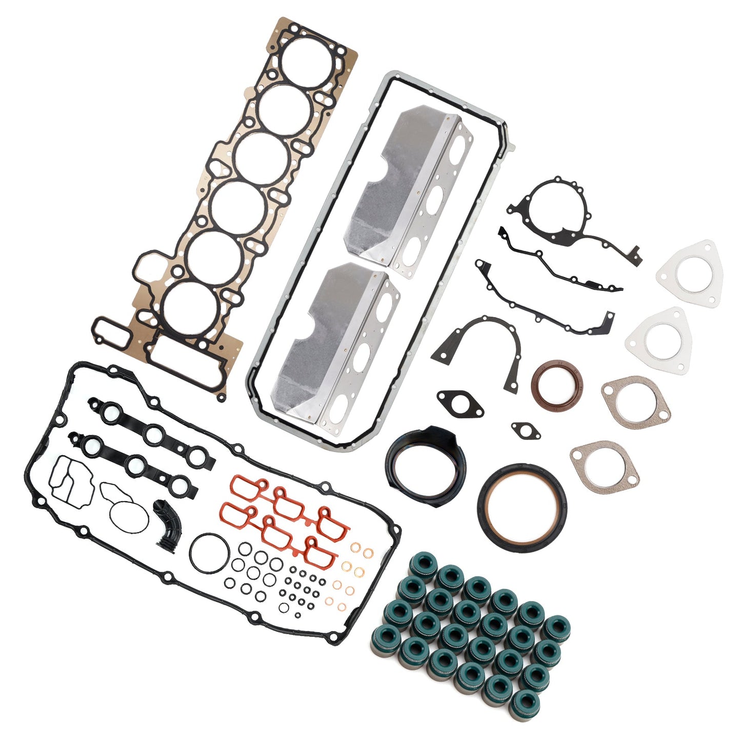 2001-2005 Per BMW 325I (E46) 2.5L L6 DOHC M54 B25 Set completo di guarnizioni per testata motore 11127501305