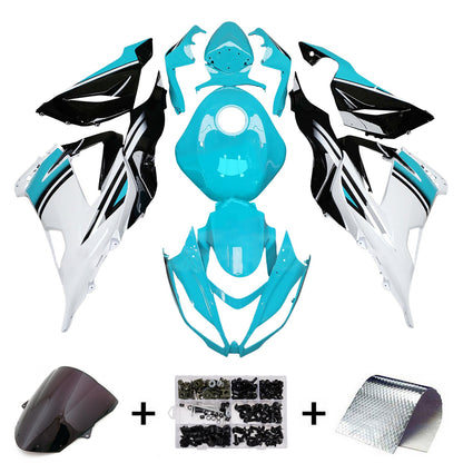 Kit carenatura iniezione in plastica ABS adatto per Kawasaki ZX6R 636 2013-2018