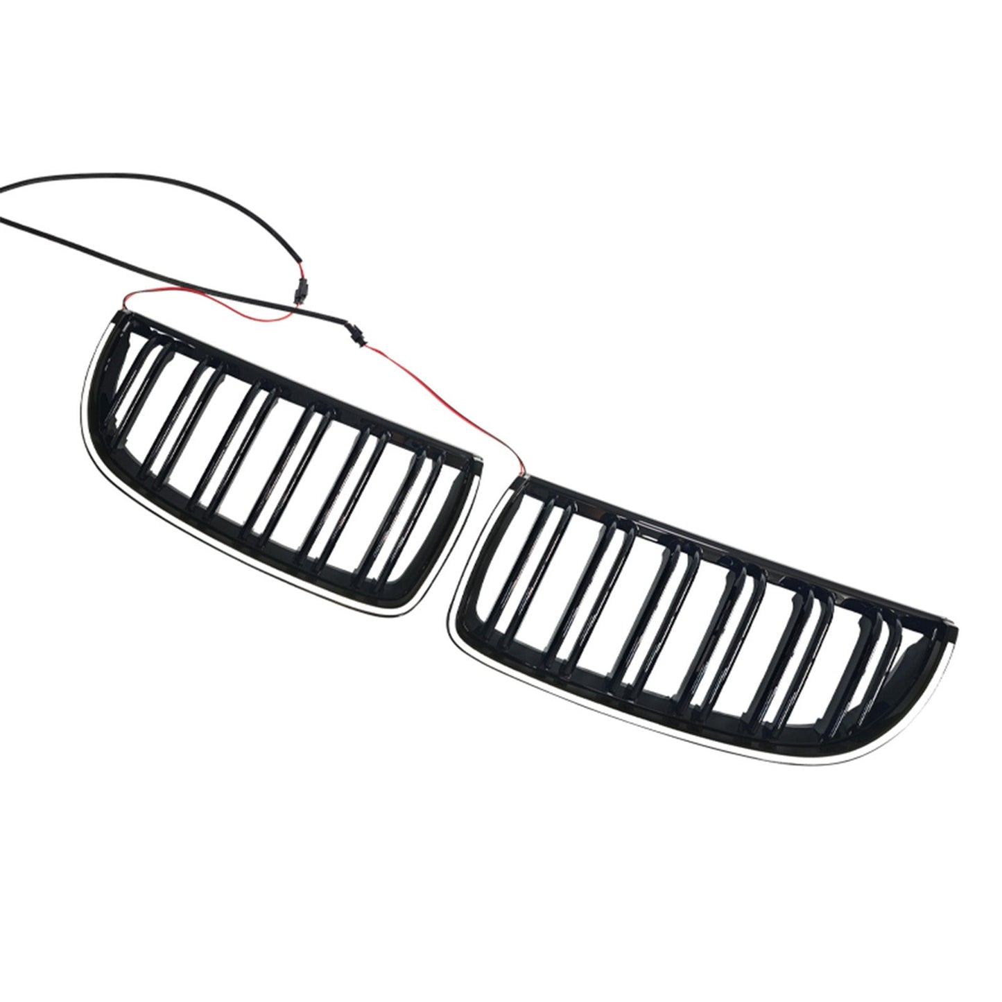 Griglia anteriore a doppio rene nera per BMW E90 berlina e station wagon 320i (2004-2007)