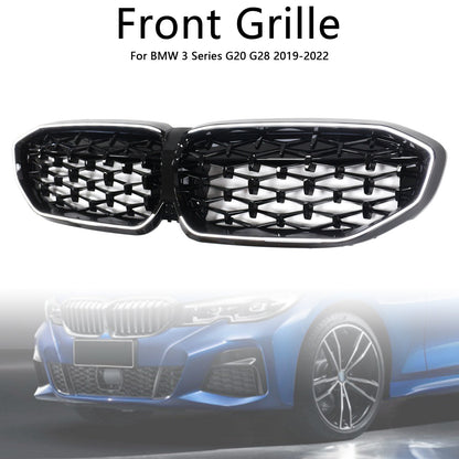 2019-2022 BMW Serie 3 G20 manca griglia a doppio rene diamantata 51138072085