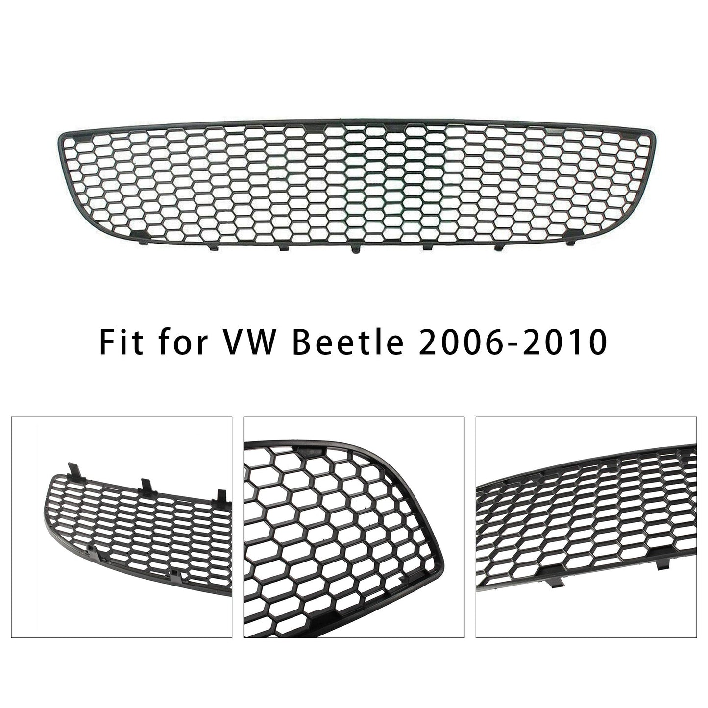 Griglia centrale a nido d'ape per paraurti anteriore inferiore VW Beetle 2006-2010