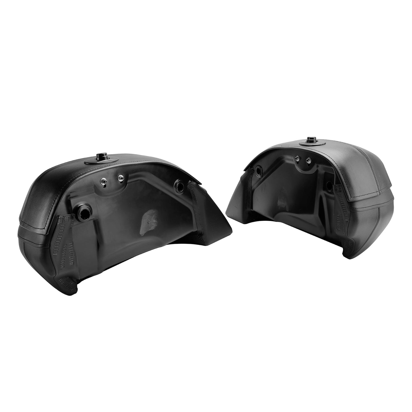 Borsa laterale in poliuretano per Kawasaki Vulcan S 650 Vn/En650 2015-2023, nera