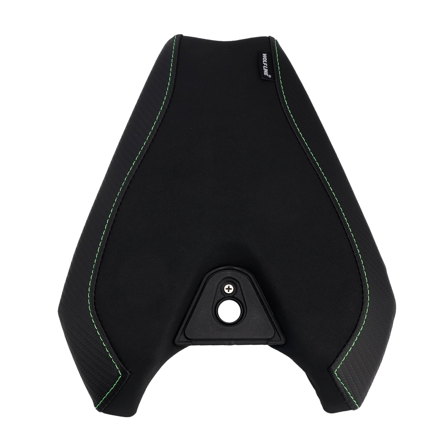 2014-2025 Per Kawasaki Z1000 Cuscino sedile passeggero posteriore Pilone Verde piatto2 24 Rosso