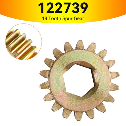 122739 Ingranaggio cilindrico di ricambio a 18 denti 12 DP/14.5 PA per estensione laterale Lippert RV