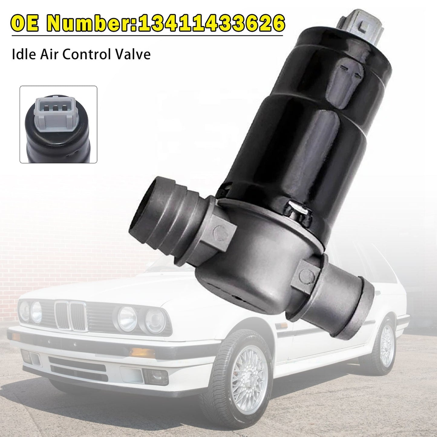 Valvola di controllo dell'aria al minimo 13411433626 per BMW E30 E36 E34 M20 320i 325i 520i 525i