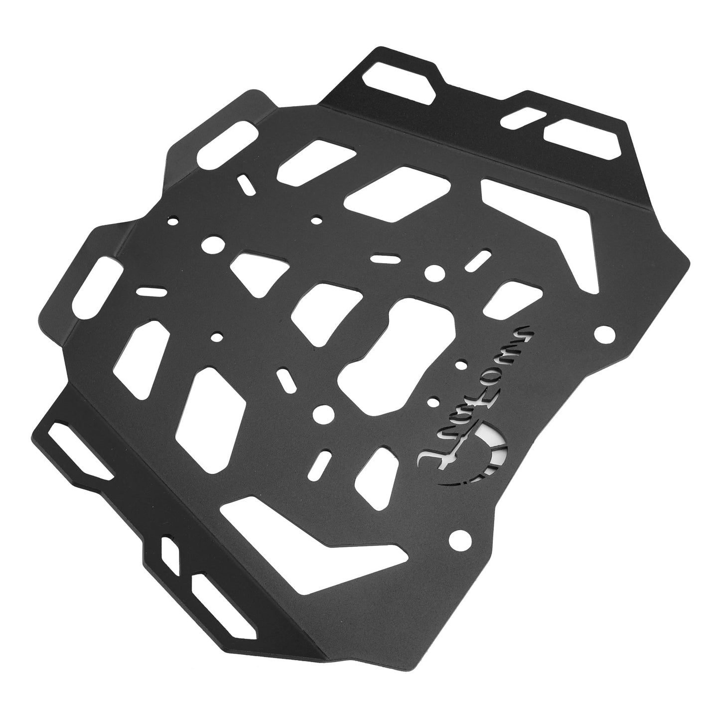 PIASTRA PORTAPACCHI SUPERIORE IN ALLUMINIO NERO PER HUSQVARNA NORDEN 901 2021-2024