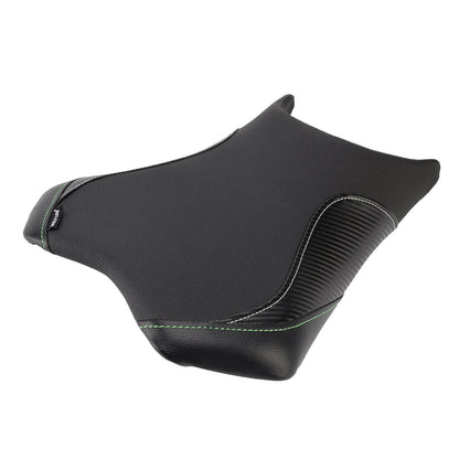 Kit cuscini passeggero anteriore e posteriore Raider per Kawasaki Ninja 500 Z500 2024-2025, colore nero.