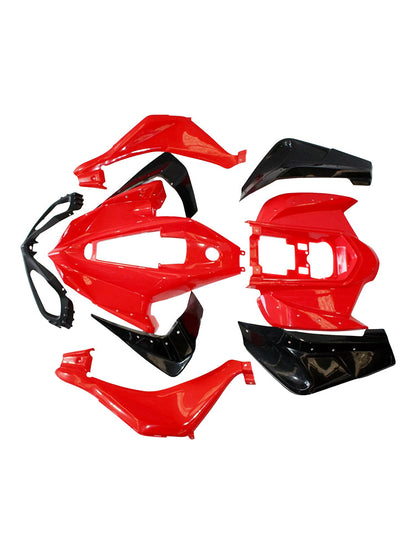 Kit parafanghi carenatura in plastica per 110cc 125cc Mars Sport Quad Dirt Bike ATV Rosso