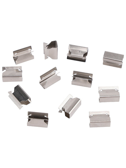 12 clip di fissaggio a molla per lucernario BG1113 per telaio interno roulotte Heki 3/4
