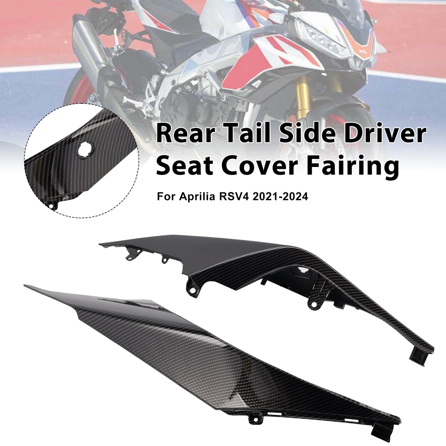 Carenatura coprisella lato passeggero Aprilia RSV4 2021-2024