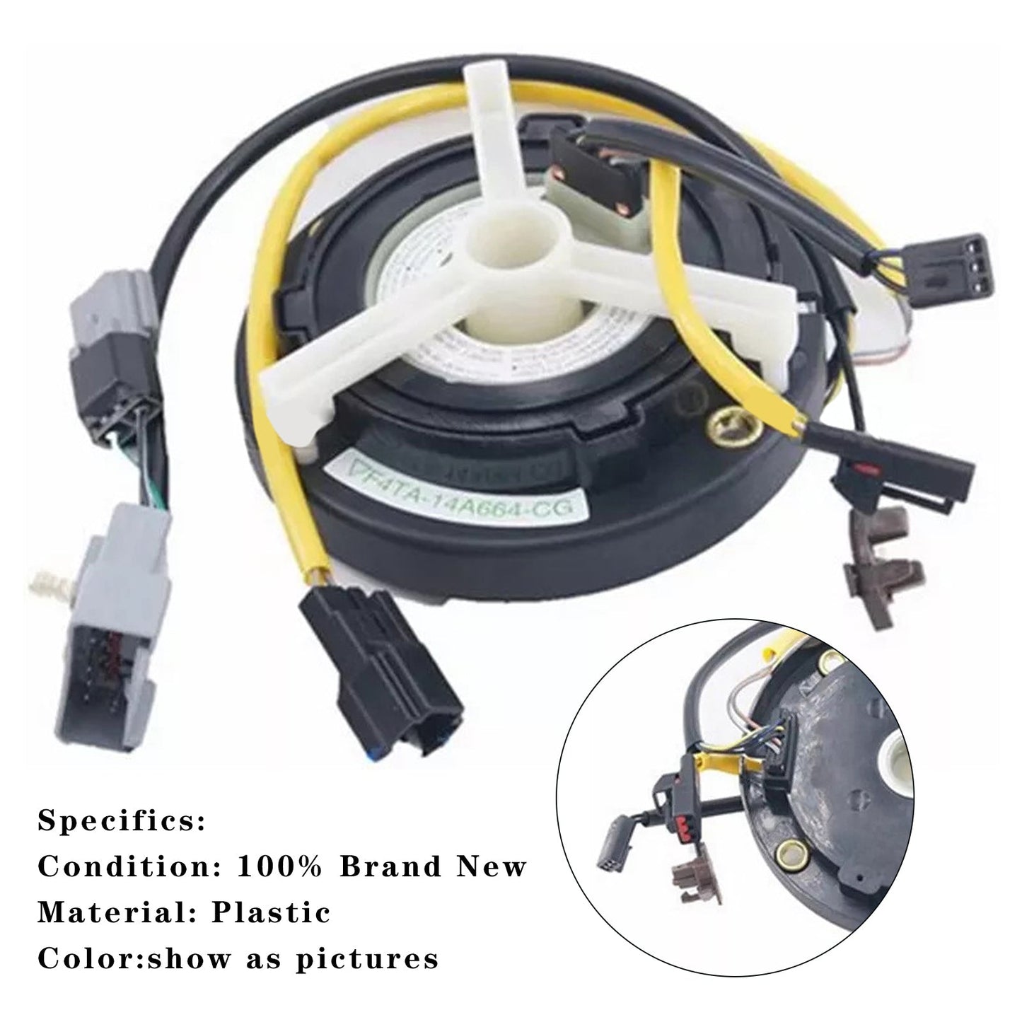Molla dell'orologio del volante Ford F-150 3.8L, 4.9L, 5.0L, 5.8L del 1994 F4TA-14A664-CG F4TA14A664B