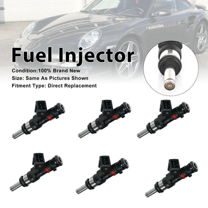 2010-2011 Per Porsche 911 997 3.6 GT2 RS 6 pezzi Iniettori di carburante 0280158123 99760513202