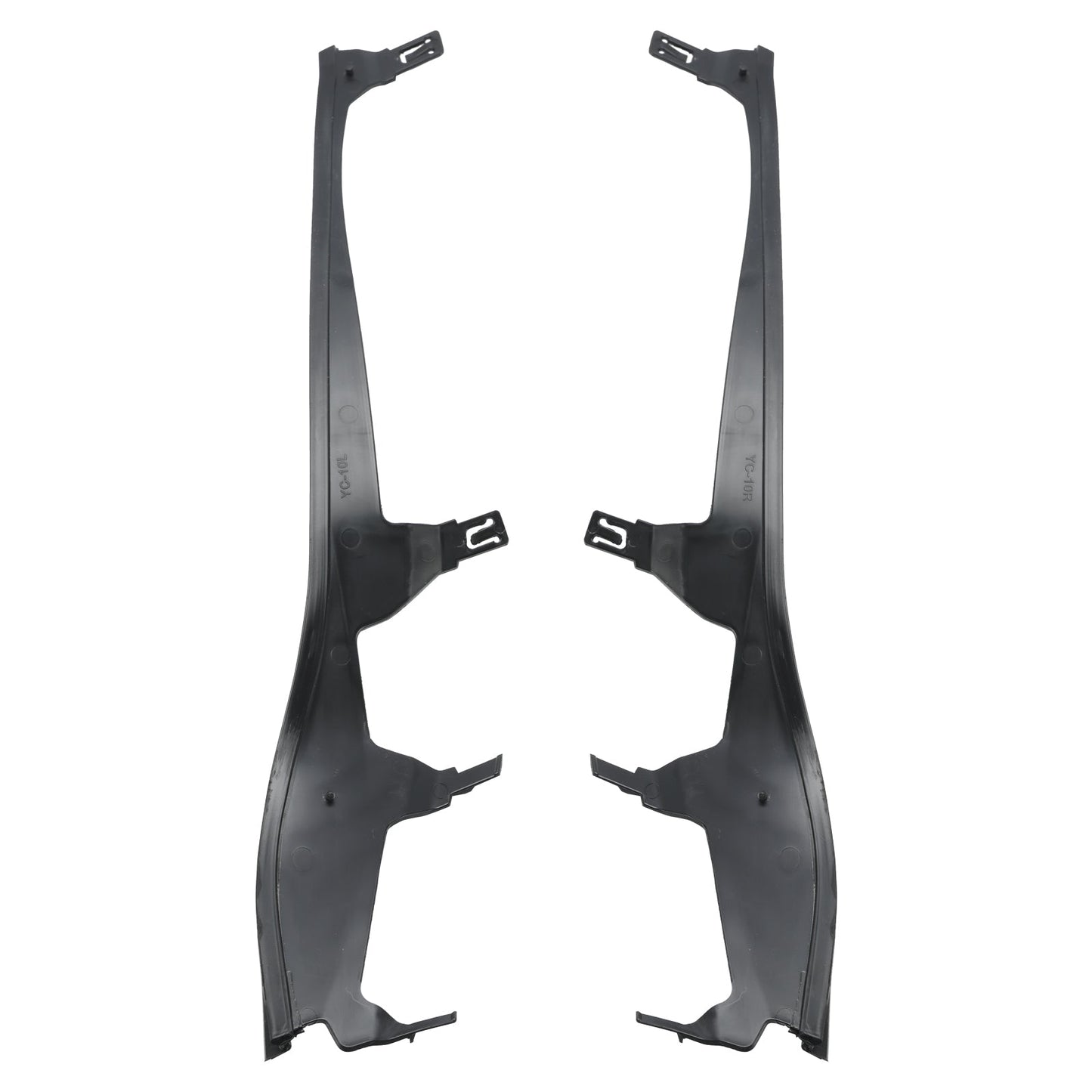 Coppia set di strisce di copertura faro superiore L+R per BMW 3 E46 COUPE CABRIO LCI