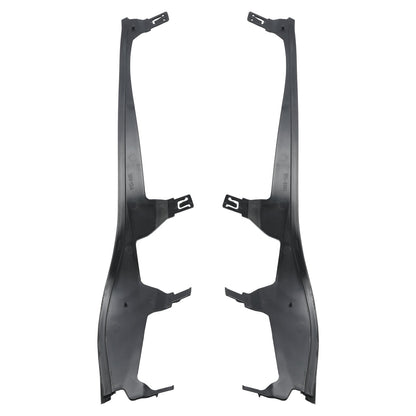 Coppia set di strisce di copertura faro superiore L+R per BMW 3 E46 COUPE CABRIO LCI