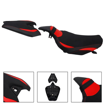 Kit cuscini passeggero anteriore e posteriore Raider per Kawasaki Z1000 2014-2025 2024, colore rosso