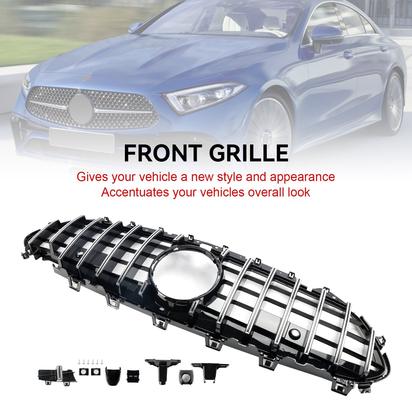 Griglia paraurti anteriore cromata Mercedes CLS C257 W257 Coupe 2018-2024