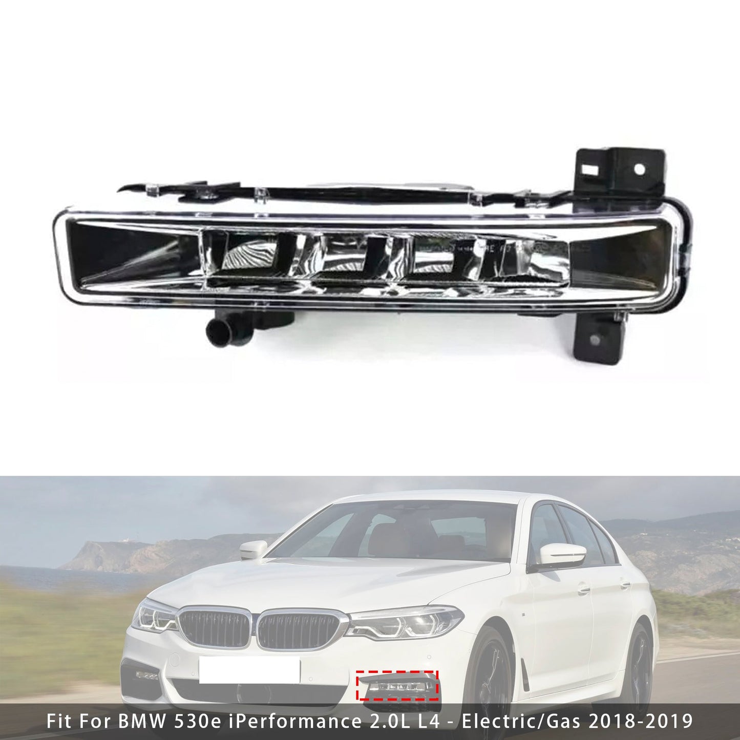 1 pz. Fendinebbia anteriore sinistro a LED per BMW Serie 5 G30 G38 17-19 63177349131