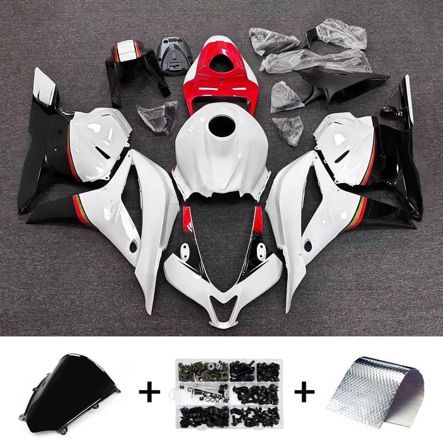 Kit di carene in plastica ABS stampate a iniezione per Honda CBR600RR 2009-2012 F5