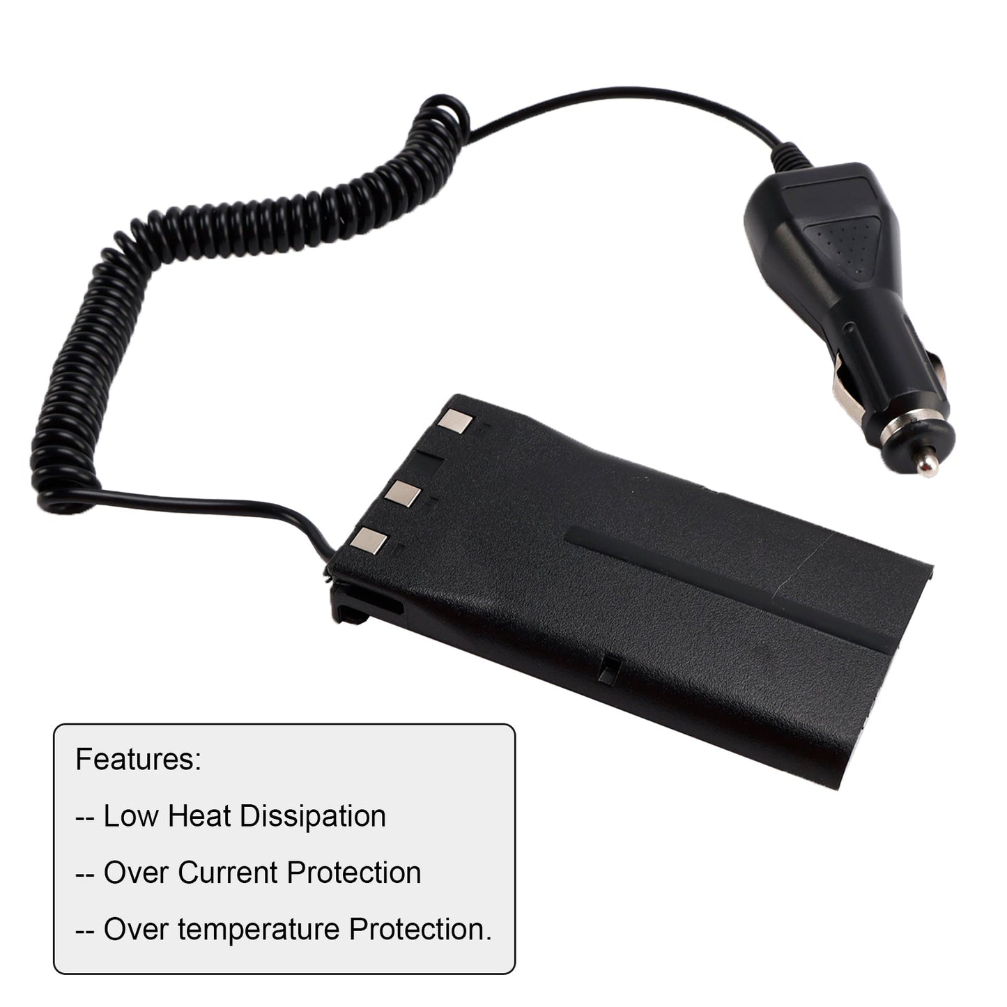 Adattatore per l'eliminazione della batteria del caricabatteria per auto per TK-480 TK-385 TK-280 TK-290 TK-380
