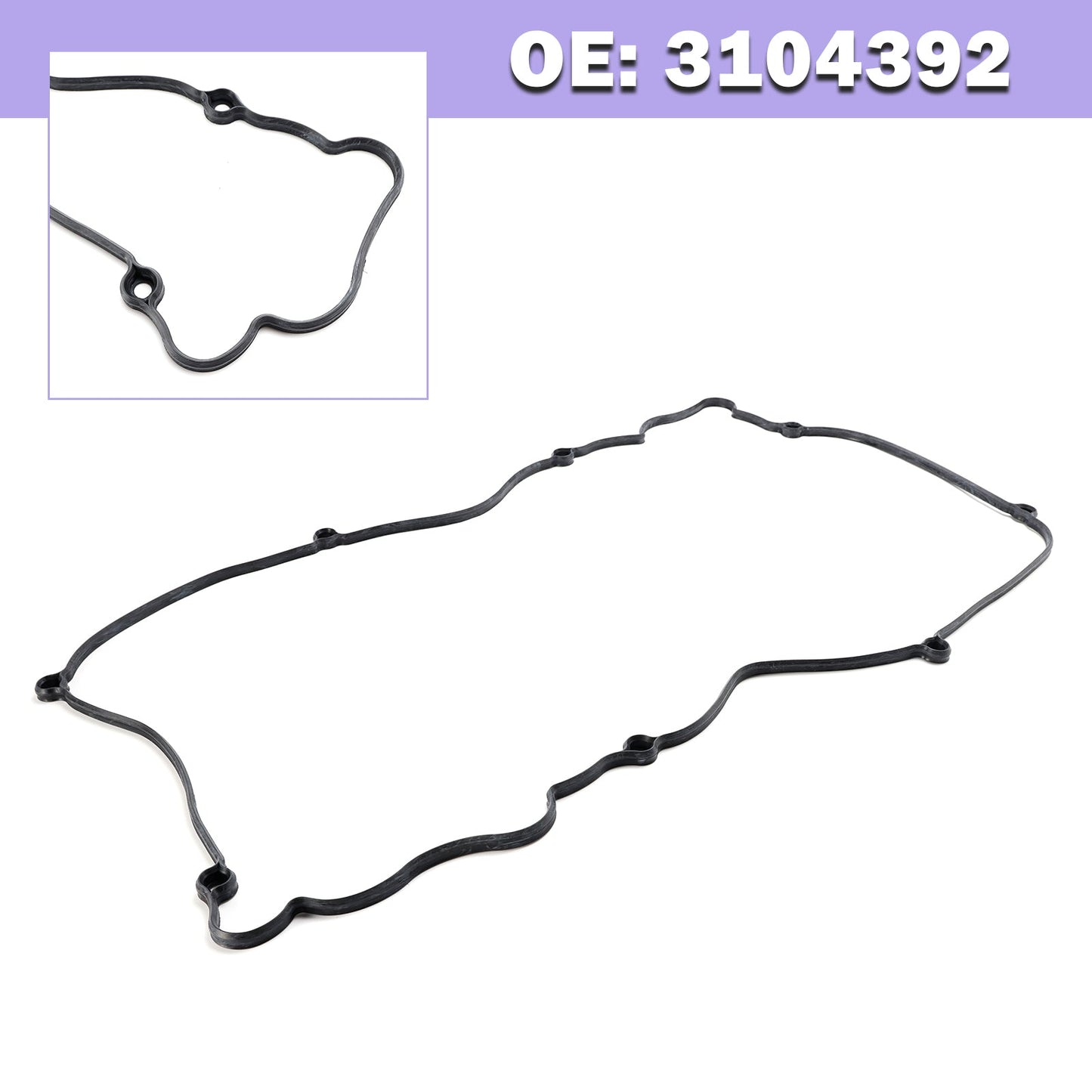 Guarnizione coperchio valvole motore Cummins 15 litri QSX15 ISX15 3104392