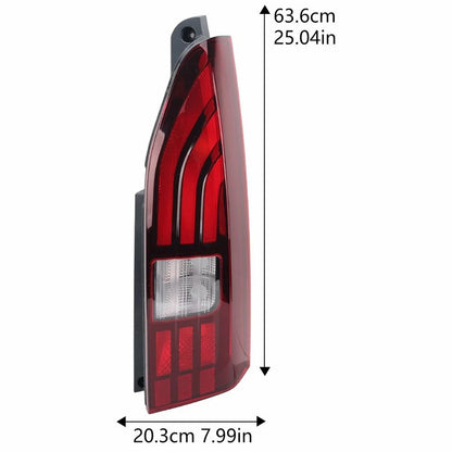 Fanale posteriore destro alogeno per Peugeot Partner Rifter 2018-2023