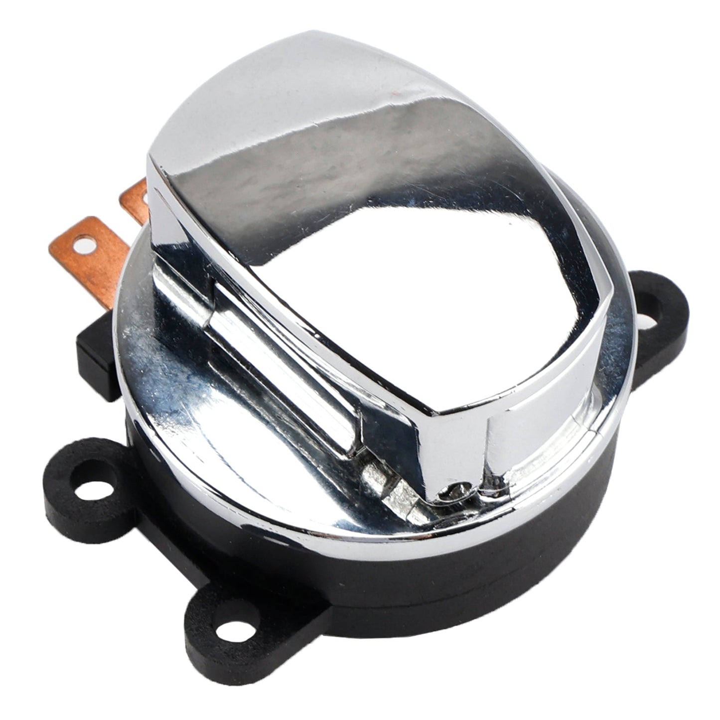 Interruttore di accensione cromato con chiavi per Dyna FXDWG 96-10 Softail FXST FLST 00-10