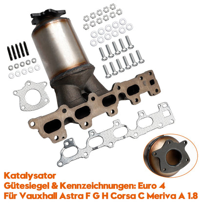 Convertitore catalitico a collettore Opel ASTRA G Caravan (T98) 1.8 16V (F35) dal 2003 in poi 850062 BM91021H
