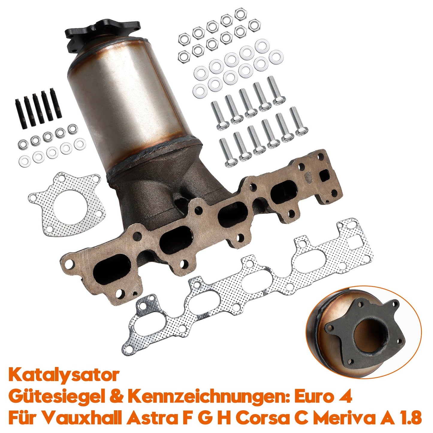 Convertitore catalitico a collettore Opel ZAFIRA A MPV (T98) 1.8 16V (F75) dal 2003 in poi 850062 BM91021H